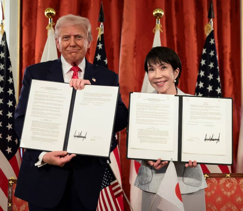 Տանըլտ Թրամփ եւ Սանաէ Թաքաիչի